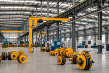 Wheel and pulley manufacturing
