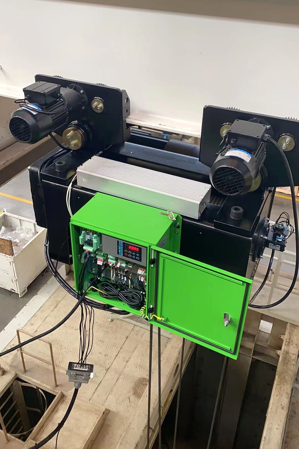 Testing of European wire rope hoists for Kenya2