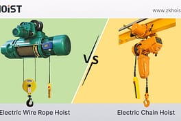 Electric Wire Rope Hoist vs. Electric Chain Hoist