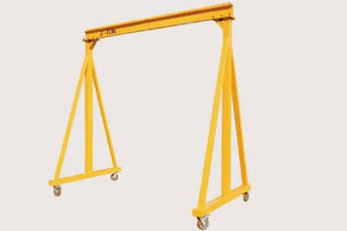 Fixed Height Portable Gantry Crane Hand Push Type4
