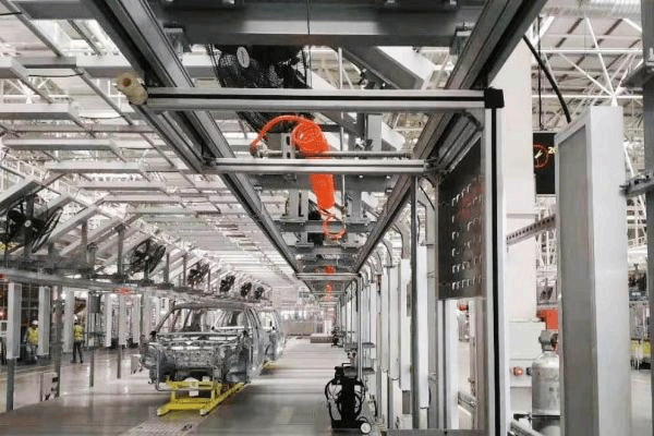 aluminum workstation bridge crane