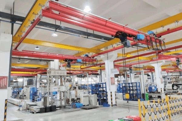 double girder workstation bridge crane