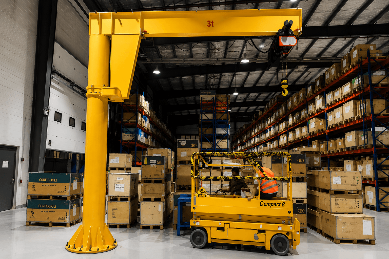 FEM Standard Free Standing Jib Crane