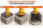 Freestanding Jib Crane Installation 3 Foundation Methods Explained